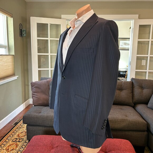 Holland & Sherry custom suit, 42L, Blue - Picture 2 of 5
